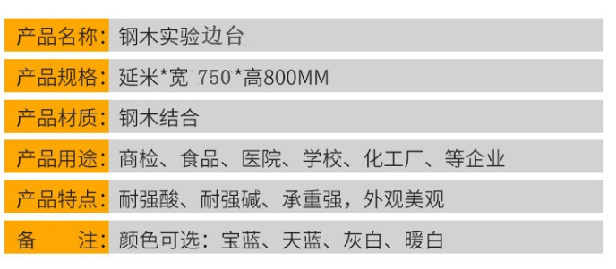 鋼木實驗臺邊臺 鋼木實驗臺邊臺