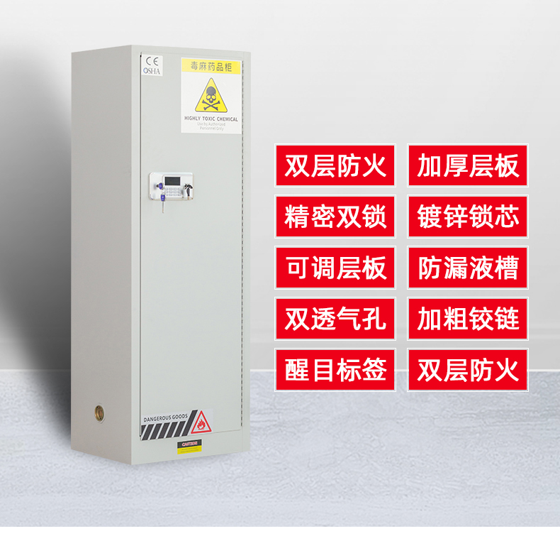 30加侖毒麻藥品柜